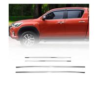 Fensterleisten Zierleisten für Toyota Hilux 2015-2024 Edelstahl Chrom 4tlg