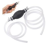 Fentar Dieselpumpe, Handpumpe Wasser mit 2m PVC Schüttelschlauch, Langlebige Benzinpumpe Kraftstoffpumpe Ölabsaugpumpe, Siphon Pump Öl Absaugen Pumpe für Wasser Benzin Öl Diesel Transfer