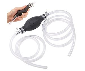 Fentar Dieselpumpe, Handpumpe Wasser mit 2m PVC Schüttelschlauch, Langlebige Benzinpumpe Kraftstoffpumpe Ölabsaugpumpe, Siphon Pump Öl Absaugen Pumpe für Wasser Benzin Öl Diesel Transfer