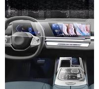FENVY Autoinnenfolie Für BMW Series 5 G60 G61 i5 2024,Autoinnenraum Mittelkonsole Transparentes TPU Schutzfolie Kratzfest Reparaturfolie Zubehör Refit