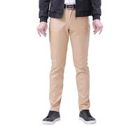 FEOYA Herren Kunstleder Hosen Slim Fit Stretch Hose aus PU Leder mit Taschen Faux Lederhose Herren Lederjeans Lang Bikerhose Khaki 32 Bleistifthose Enge Hose Elastisch Motorrad Cosplay Sommer Frühling
