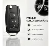 Fernbedienung Schlüssel Klappschlüssel 3-Tasten Gehäuse für VW Seat Skoda Auto