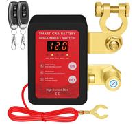 Ferngesteuerter Auto Trennschalter, 12V 240A Batterie Trennschalter mit LED-Anzeige, drahtloser Batterie-Kill-Switch mit Fernbedienung, für Auto, RV, ATV, LKW und Boot
