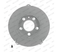 FERODO 2x Bremsscheibe hinten Ø239 mm Voll für Audi TT 8N3 1.8 T 8N9 8L1 1.9