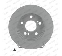 Ferodo Bremsscheibe DDF122C hinten rechts/links voll Ø258 mm für Mercedes-Benz