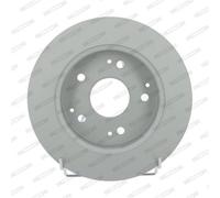 FERODO 2x Bremsscheibe hinten Ø260 mm Voll für Honda Civic VII Hatchback EU