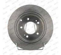 FERODO 2x Bremsscheibe hinten Ø262 mm Voll für KIA Soul AM 1.6 GDi Cerato II