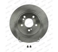 FERODO 2x Bremsscheibe hinten Ø278 mm Voll für Mercedes-Benz E-Klasse W210 W124