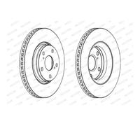 FERODO 2x Bremsscheibe vorne Ø295 mm für Toyota Verso _R2_ 1.8 1.6 D-4D Avensis