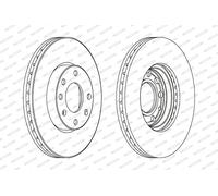 2x Bremsscheibe PREMIER Coat+ disc DDF1041C
