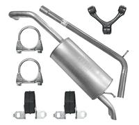 FERROZ Auspuff für Seat Cordoba II 2 2002-2009, Skoda Fabia 1 6Y 1999-2007 | Endtopf und Abgasrohr, Motoren: 1.4 TDI -1.9 TDI | Limousine, Kombi
