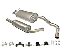 Ferroz Export Ersatz für Mittelschalldämpfer Golf V, VW Golf Plus, 1K1, 1.4, 2.0 2004-2008 Auspuff