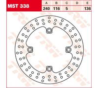 Festbrennscheibe bis 240mm Trw Honda Cb 500-650-600 / cbr 650-500-600 / cbf 100