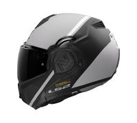 LS2 FF906 Advant Swipe Klapphelm, schwarz-grau, Größe M für Männer