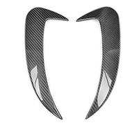 FGAITH dsfik Für Mercedes Für Benz C Klasse W205 C43 C63 AMG 2014~2019 Auto Hinten Stoßstange Spoiler Air Vent Trim Hinten Seite Vent Canard Einsatz Abdeckung (Color : Carbon Texture)