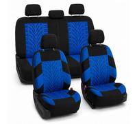 FH GROUP FB071BLUE115 Autositzbezug (Travel Master Airbag und Split Bench kompatibel, blau)