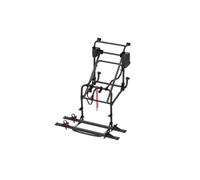 Fiamma Fahrradträger Carry-Bike Motor Lift 77 für Wohnmobile, Schwarz, Aluminium, 78-94x128x68-108 cm, 17,4 kg, Klappbar, 60 kg Traglast, Hecktür