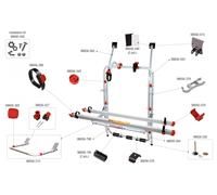 Fiamma Montagesatz für Carry Bike VW T4 Fiamma Artikelnummer 98690-056