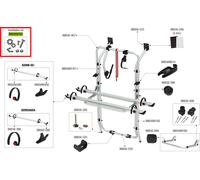 Fiamma Montagesatz für Fahrradträger Carry Bike Mercedes Vito Ersatzteilnummer 98656M183