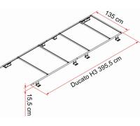 Fiamma Dachreling Roof Rail Ducato H3