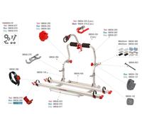 Fiamma Schienenabdeckkappe passend für Carry Bike UL / CL / Rail Quick - Farbe Grau Fiamma Ersatzteilnummer 98656-737