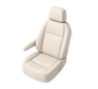 Passform Sitzbezug aus Kunstleder kompatibel mit Fiat Doblo (263), 1 Einzelsitz Fahrer (Aussparung Armlehne rechts)