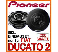 Fiat Ducato II Typ 244 - LAUTSPRECHER PIONEER 10cm FRONT vorne BOXEN EINBAUSET