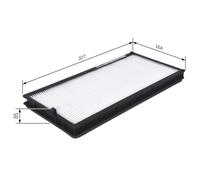 BOSCH Filter, Innenraumluft IBOH1987432032