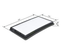 Filter Innenraumluft Bosch für BMW E36 Alpina B8 + Cabrio 90-99 1987432002