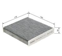 Filter, Innenraumluft Bosch 1 987 435 526