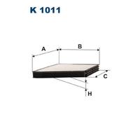 Filtron Filter Innenraumluft K1011 96190645 EC96190645 96259613 | 131315