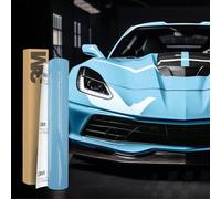 Finest Folia 3M 2080 G77 Gloss Sky Blue 30x152cm Car Wrapping Autofolie | Selbstklebende Vinyfolie mit Luftkanälen - wasserfeste Folie für Auto Motorrad Boot als Lackschutzfolie UV-beständig