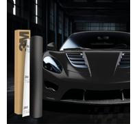 3M 2080 Car Wrapping Folie 30x152cm Selbstklebende Autofolie für Auto Motorrad Boot 3D Lackschutzfolie mit Luftkanälen zum Folieren (M12 Matte Black)
