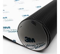 Finest Folia Auto Folie 3M 2080-CFS12 Carbon Schwarz 30x152 cm Autofolie Zierleisten Chrom Delete Blasenfrei (3M 2080-CFS12)