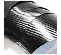 Finest Folia Auto Folie FFX Carbon Schwarz 30x152 cm Autofolie Zierleisten Chrom Delete Blasenfrei (FFX Carbon Schwarz)