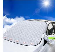FINEVERNEK Frontscheibenabdeckung Auto, Scheibenabdeckung Auto Winter,Windschutzscheibenabdeckung,Scheibenabdeckung Auto Frontscheibe Magnetisch Faltbar gegen Schnee, Frost, Staub,5 Magnetisch