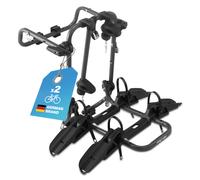FISCHER Heck-Fahrradträger für 2 Fahrräder - vormontiert und faltbar