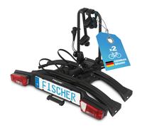 FISCHER Kupplungs Fahrradträger RoadLine Black 2 E-Bikes 60kg Fahrräder klappbar