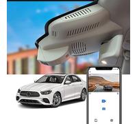 Fitcamx Dashcam 4K Geeignet für Mercedes-Benz E-Class(HD2-6269 Beige) 2017-2023 W213(5th Gen), Autokamera 2160P UHD WiFi, Loop-Aufnahme, G-Sensor, OEM Benz Zubehör, WDR Dash Cam, Plug&Play, 64GB Karte