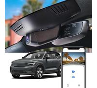 Fitcamx Dashcam 4K Geeignet für Volvo EX40 2024-2026 Core Ultimate Plus Ultra, Integrierter OEM Autokamera UHD 2160P Video WiFi, Loop-Aufnahme, G-Sensor, Plug & Play, WDR Dasch-cam Auto, 64 GB-Karte