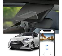 Fitcamx Dashcam 4K Kompatibel mit Toyota Yaris and Yaris Cross 2024 2025 2026, OEM Autokamera 2160P UHD Video WiFi, G-Sensor, Loop-Aufnahme, Night Vision, WDR Dash Camera Auto, Plug&Play, 64GB Karte