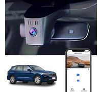 Fitcamx Dashcam Auto Vorne Hinten 2160P+1080P Kompatibel mit VW Touareg 2019 2020 2021 2022 2023 2024, OEM Dashcam 4K UHD Video WiFi, G-Sensor, Loop-Aufnahme, WDR Dasch-cam Auto, mit 128GB Karte