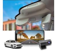 Fitcamx Dashcam Auto Vorne Hinten Geeignet für Mercedes-Benz E-Class (HD2-6269 Schwarz) 2017-2023 W213 (5th Gen), OEM Dashcam 2160P+1080P 4K UHD WiFi, Loop-Aufnahme, G-Sensor, WDR, 128GB Karte