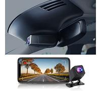 FITCAMX Dashcam Autokamera 2160P + 1080P, geeignet für Volvo XC40 und XC40 Recharge P8 (Modell B), OEM Dashcam 4K WiFi UHD Video, G-Sensor, Loop-Aufnahme, Nachtsicht, Plug & Play, 128 GB Karte