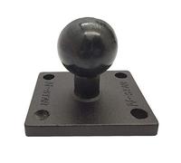 fivekim Aluminium Square Mount Base mit Kugelkopf für Ram Mount forZumo Tom Square Navigation Fixed Kugelkopf schwarz
