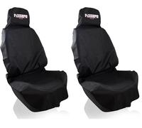 fixcape Pro Schonbezug Autositz vorne universal wasserdicht schwarz, Auto-Sitzbezug Vordersitze, Sitzschoner Auflage Schutz Fahrersitz (Packung mit 2)