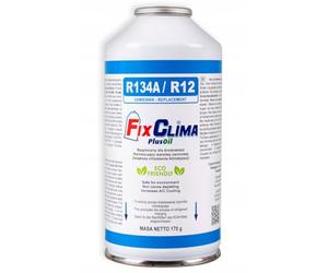 FixClima R134a/R12 Kältemittel Nachfüllflasche - Ersatzgas für Auto-Klimaanlagen J 2016 - zuverlässige Kühlleistung Veltao