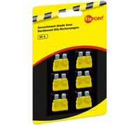 Fixpoint 20384 Kfz-Sicherungssortiment, 20 A, Gelb (6-er pack)