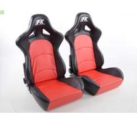 "FK Automotive" FK Sportsitze Auto Halbschalensitze Set Control in Motorsport-Optik