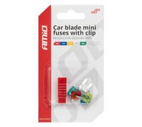 Flachsicherungen Mini-Set MIX 5-teilig + AMIO-03378 Abzieher